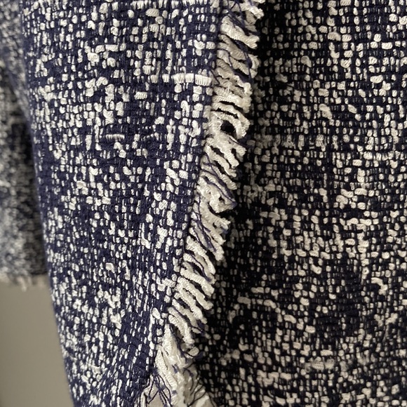 Talbots Fringed Edge Tweed Jacket - Picture 6 of 13